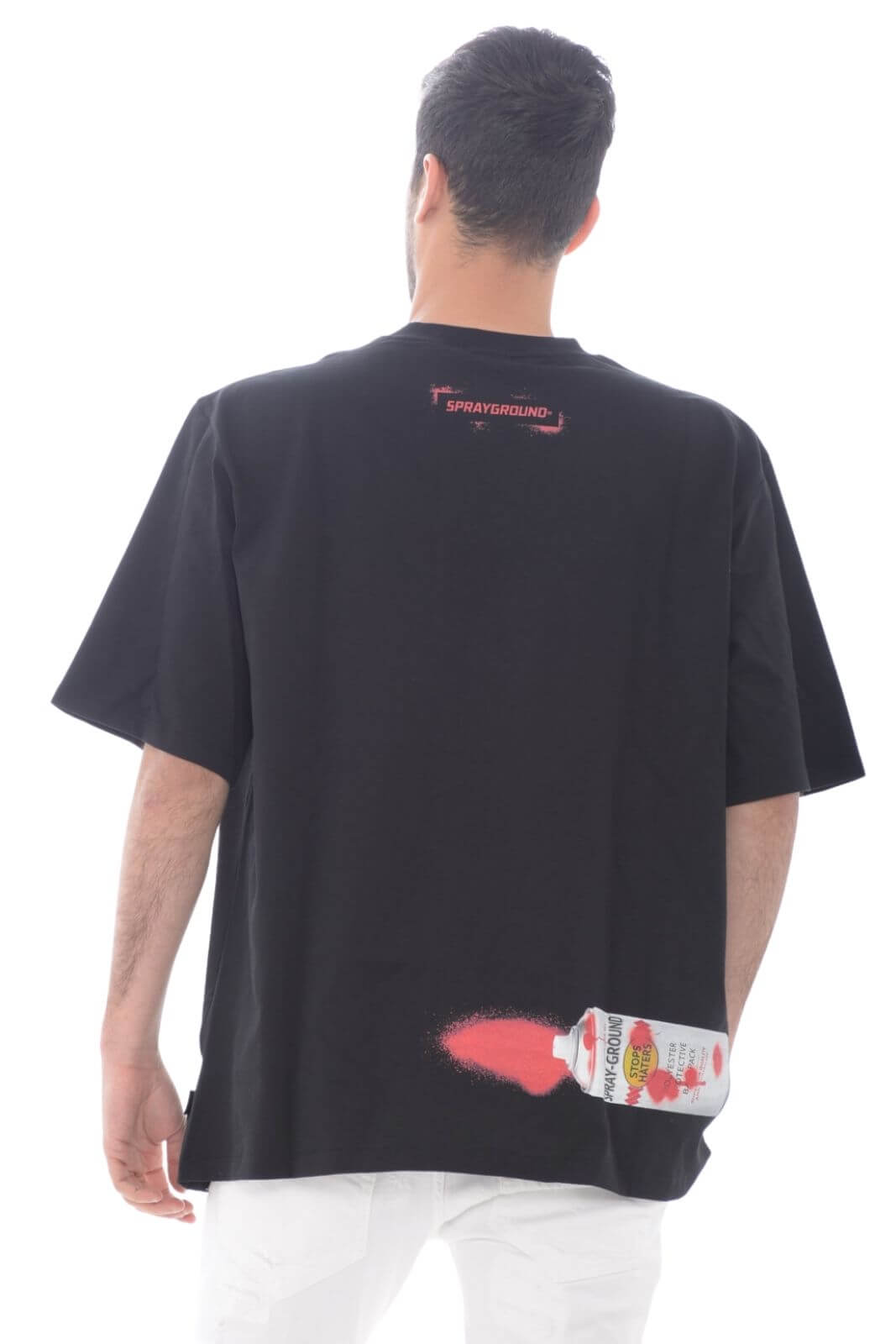 Sprayground T Shirt uomo con stampa SPRAY