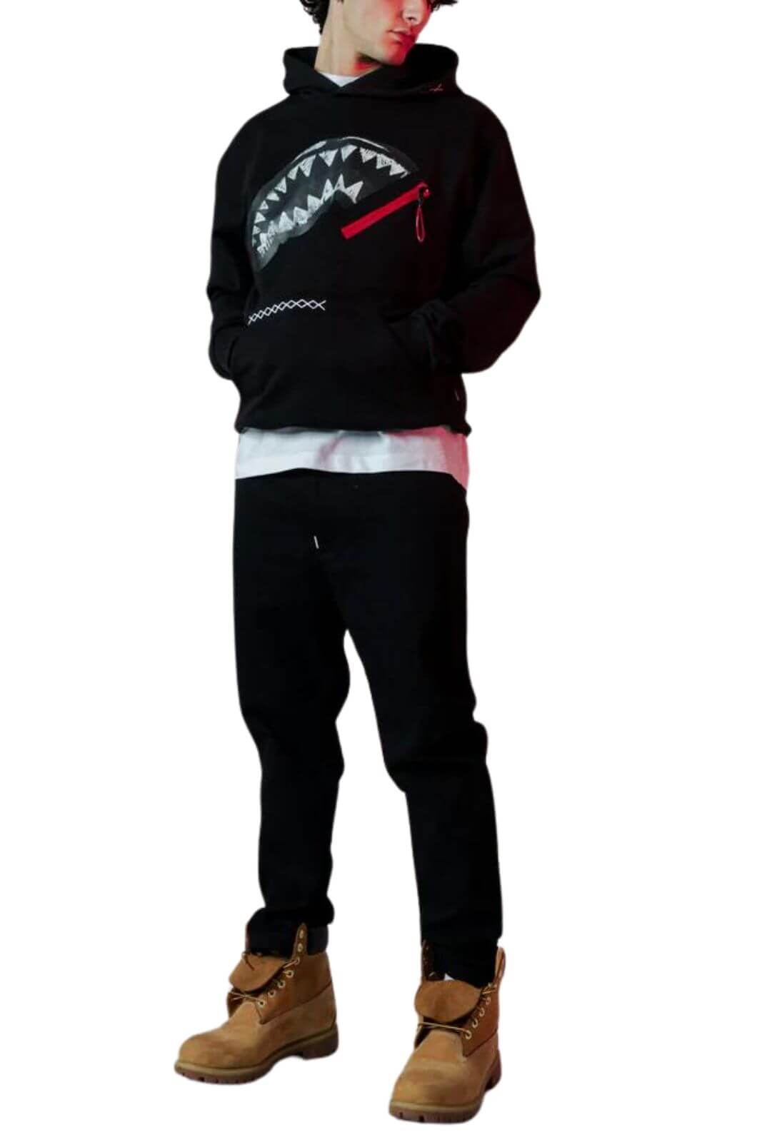 Sprayground felpa uomo con cappuccio SHARK IN THE POCKET