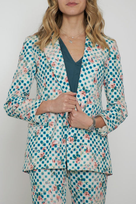 Traje de mujer con estampado floral de Le Sarte del Sole