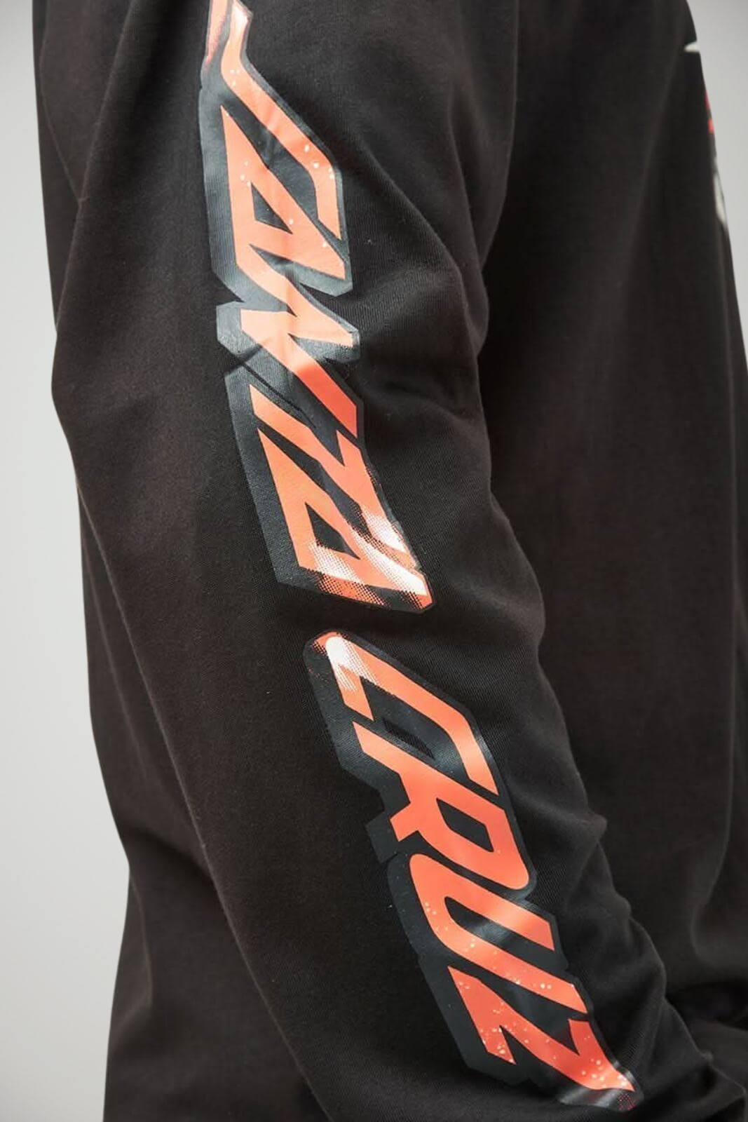 Santa Cruz Men's T-Shirt BURST OVAL L/S