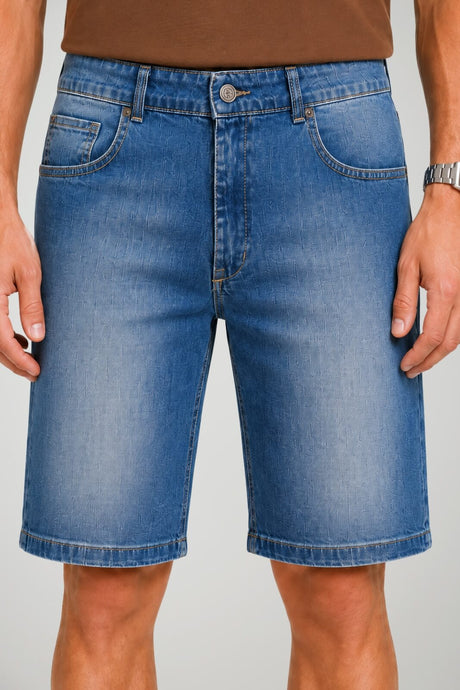 Sartori Bermuda Uomo Jeans Cinque Tasche