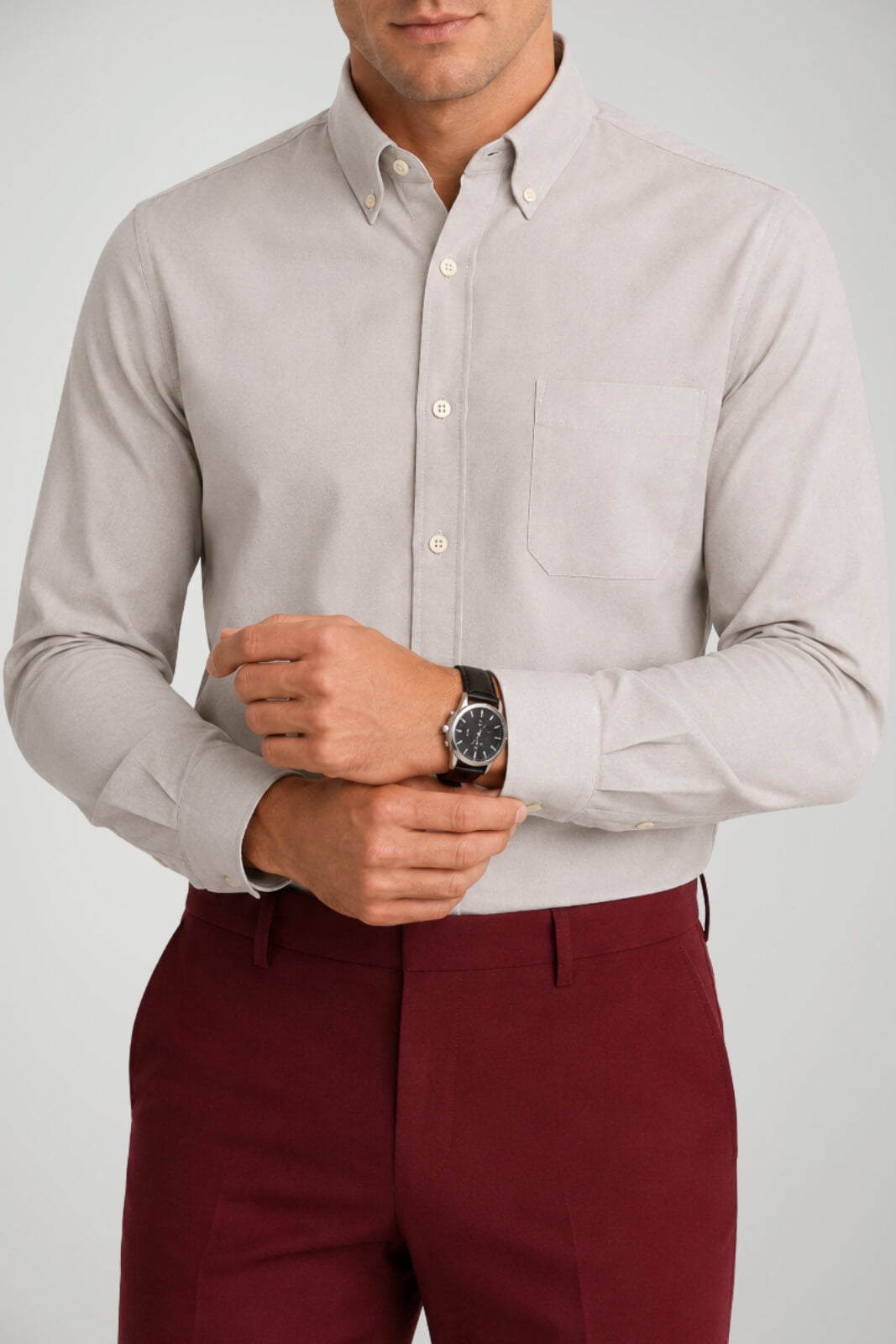 Sartori Camicia Uomo Botton Down