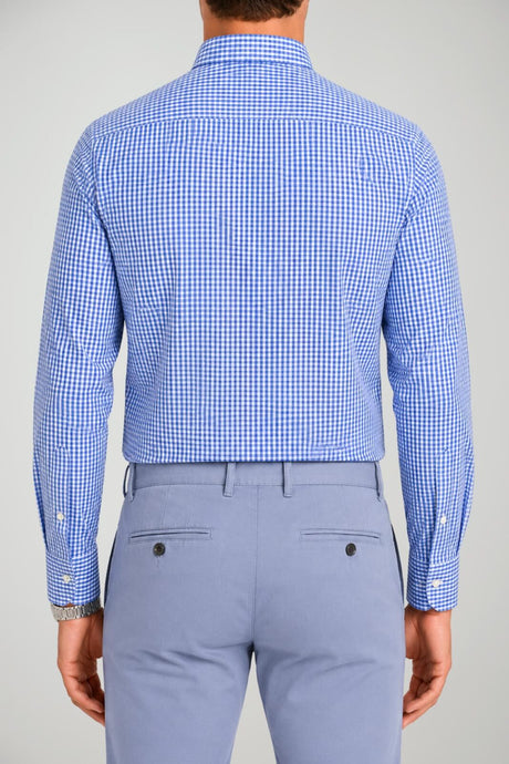 Sartori Camicia Uomo a Quadri con Taschino