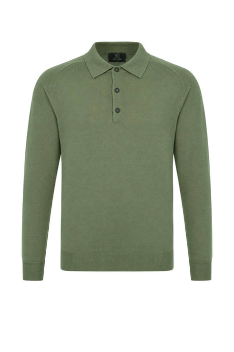 Sartori Polo Uomo in filo maniche lunghe