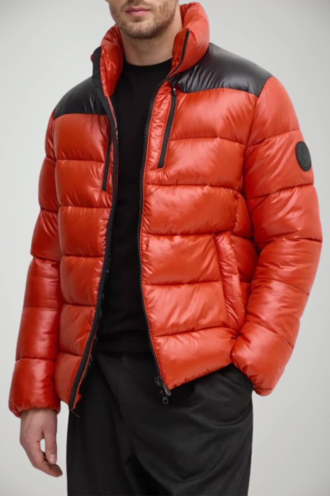 Piumino corto puffer da uomo Save the duck fronte 1