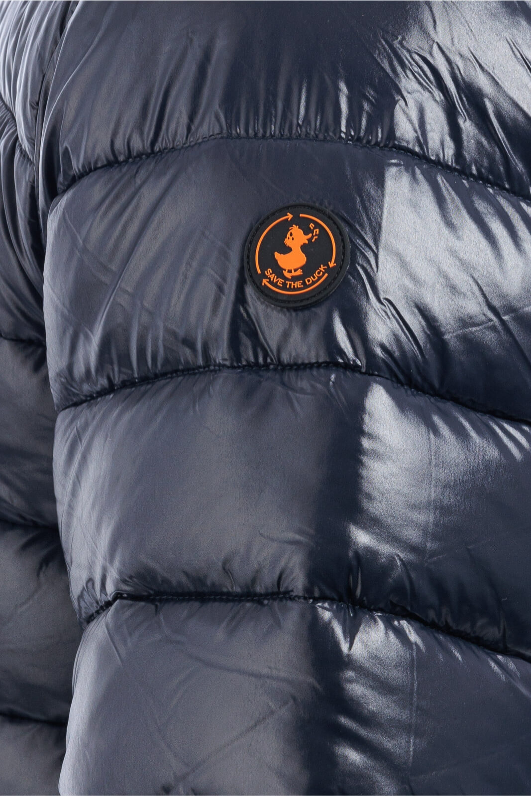 Piumino uomo corto trapuntato dettaglio