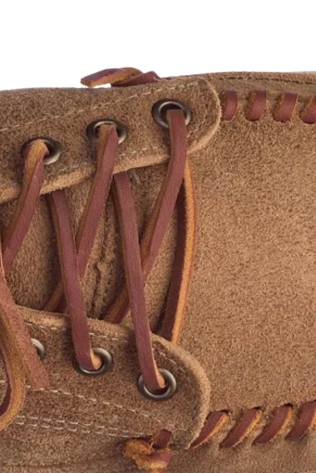 Mocassini Sebago da uomo in pelle scamosciata e lacci in cuoio