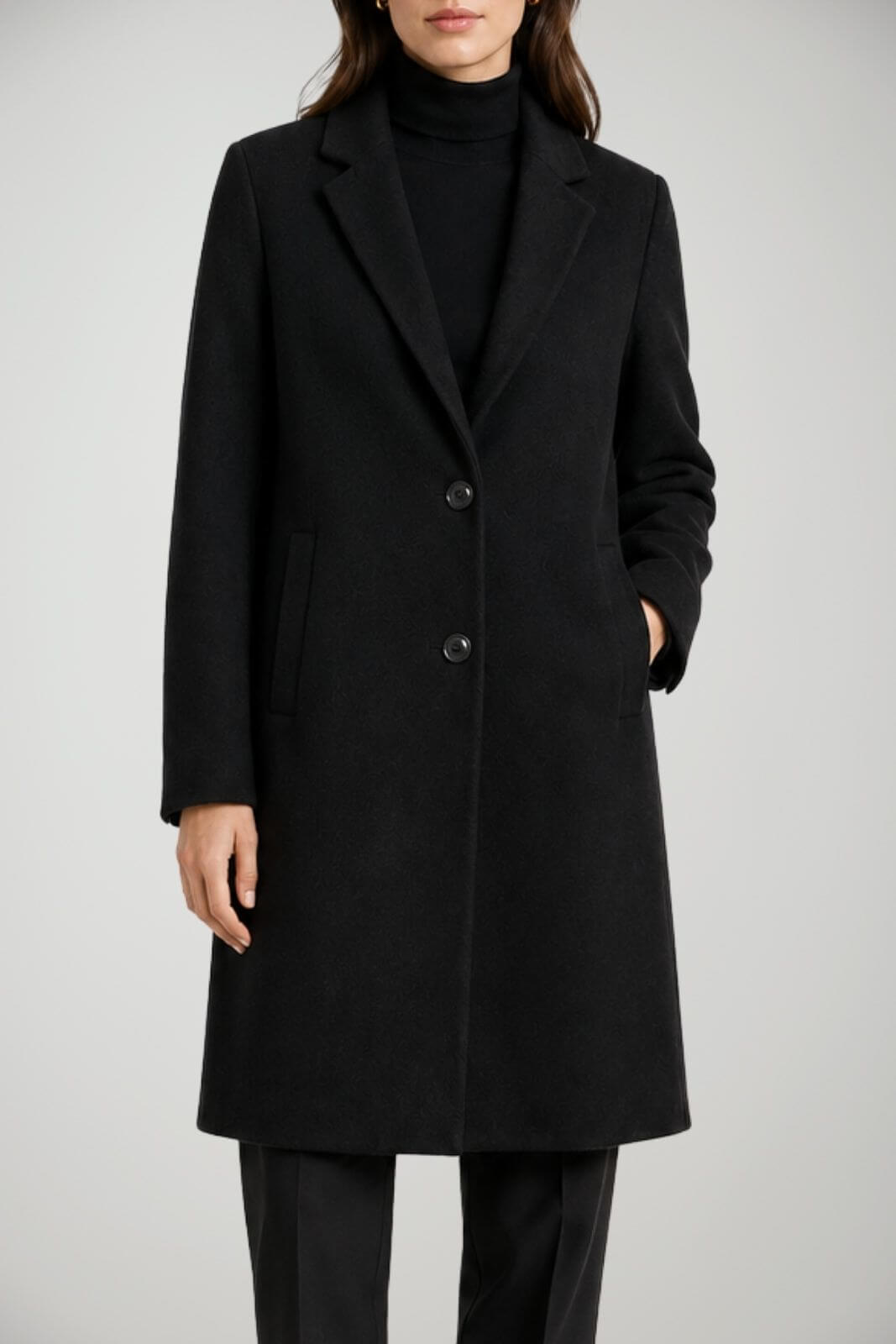 Seventy Cappotto Donna lungo monopetto