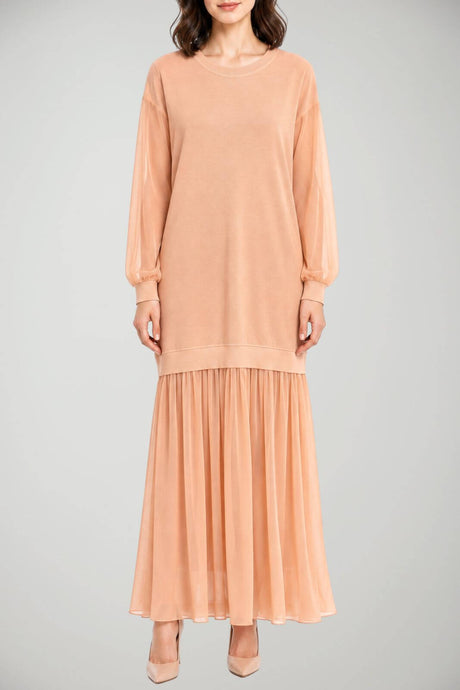 So allure Abito Donna con inserto in tulle