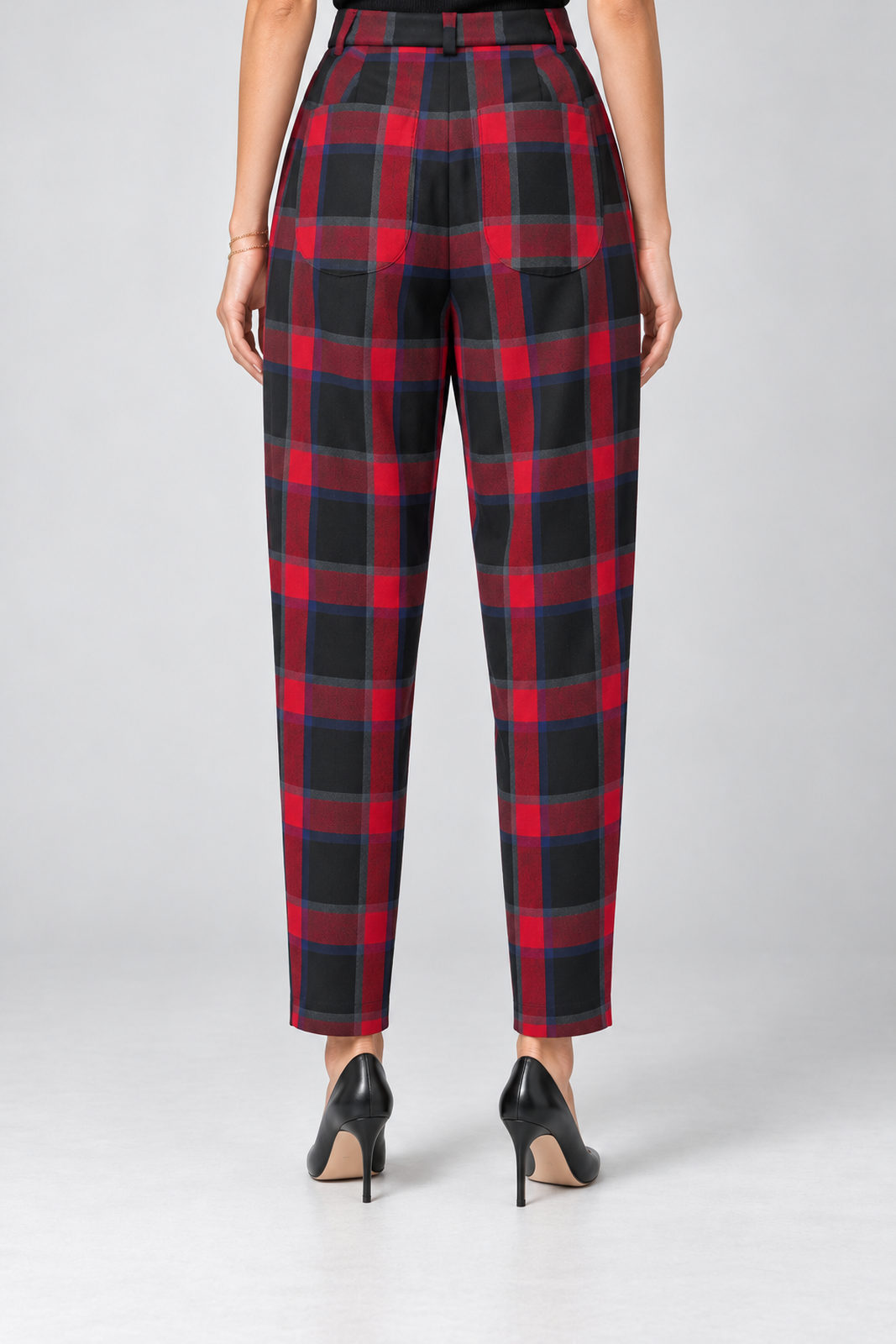 Souvenir Pantaloni Donna tartan doppia pences