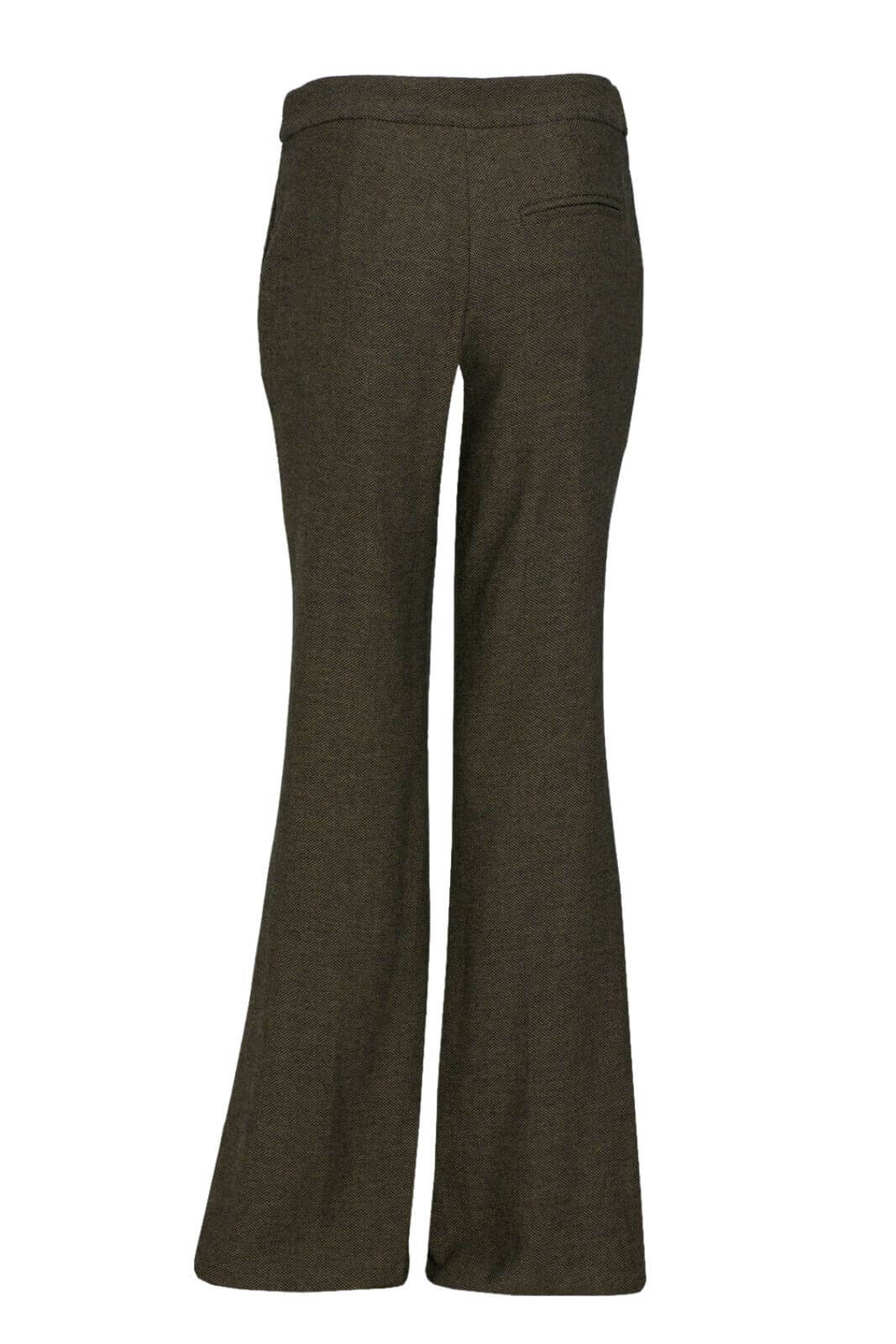 Pantaloni donna flare in fantasia sale e pepe retro