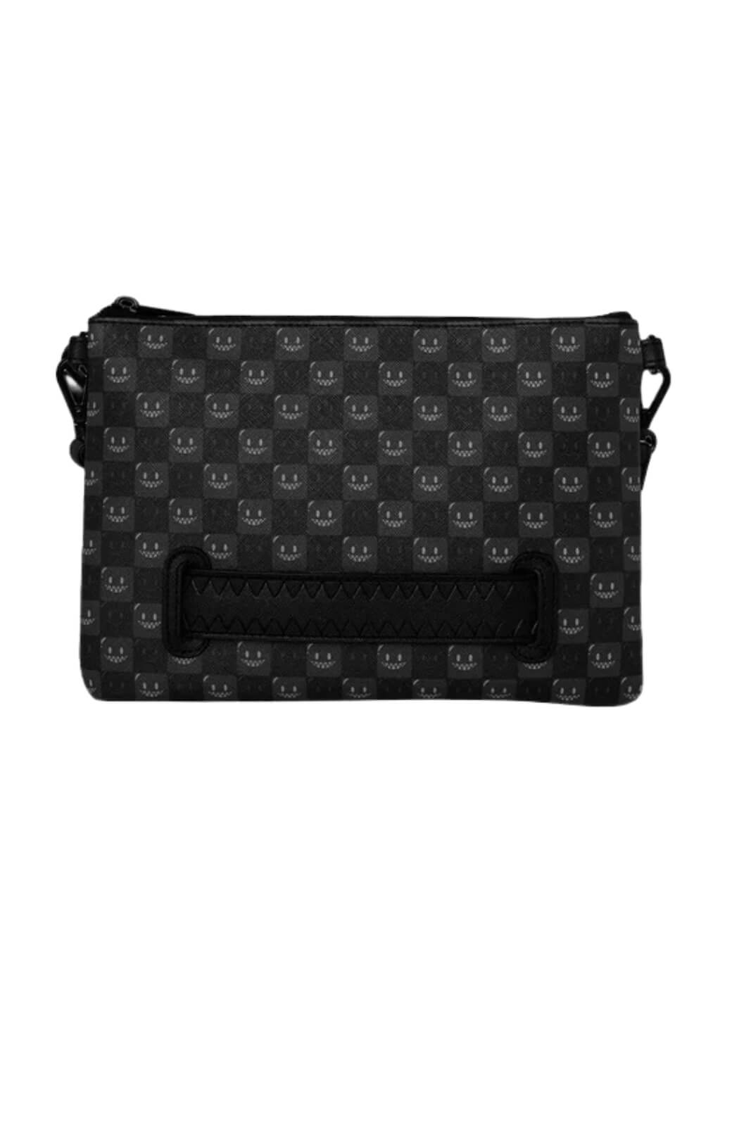 Sprayground Pochette Shark Black Check