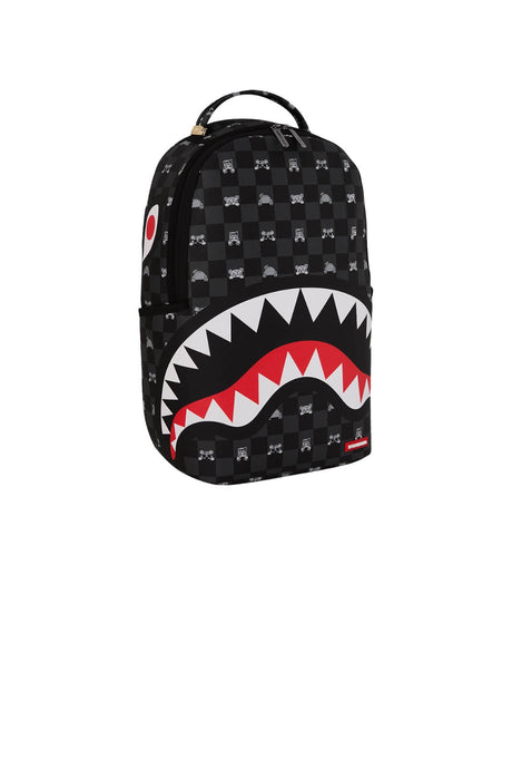 Sprayground Zaino Gray Peeking Check Backpack