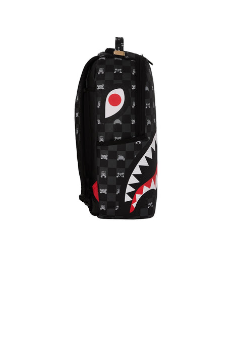 Sprayground Zaino Gray Peeking Check Backpack