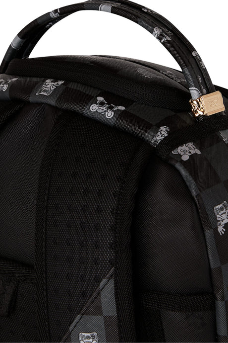 Sprayground Zaino Gray Peeking Check Backpack