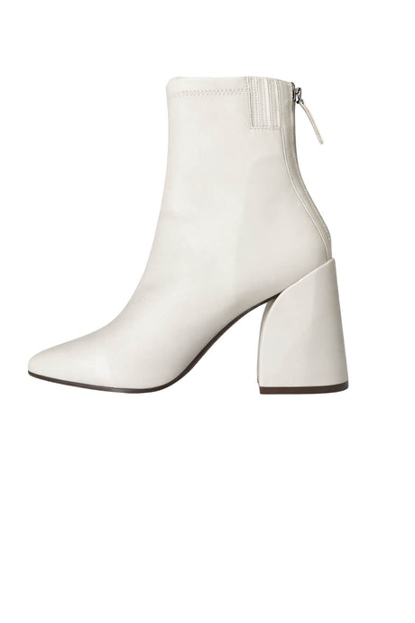 Stivali da donna Steve Madden in pelle con tacco e zip posteriore