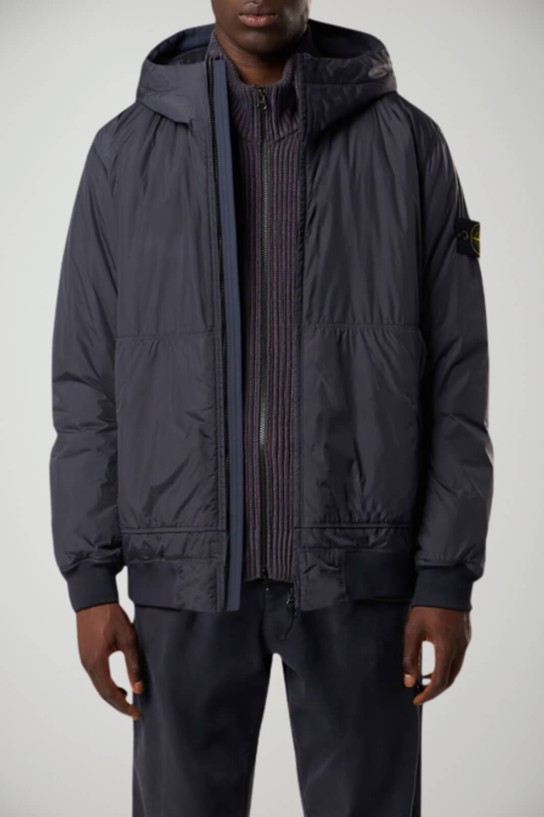 Chaqueta bomber para hombre de Stone Island CRINKLE REPS NY NYLON RECICLADO