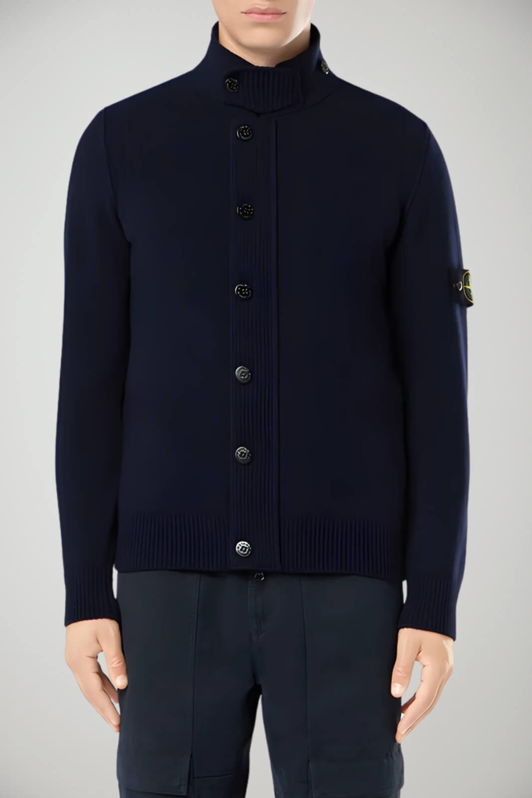 Stone Island men's LAMBSWOOL cardigan sweater