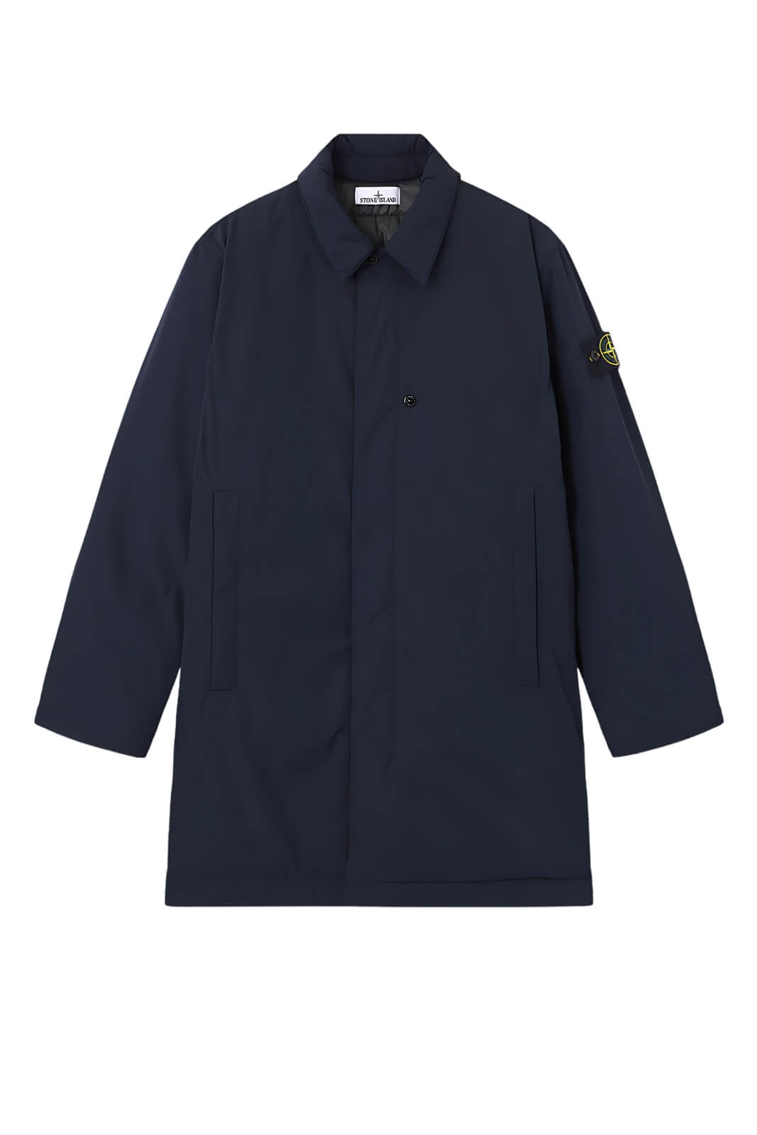 Giaccone da uomo Stone Island in tessuto tecnico fronte