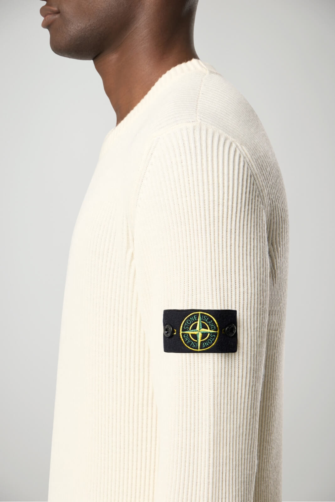 Stone Island men's FULL RIB RWS WOOL sweater