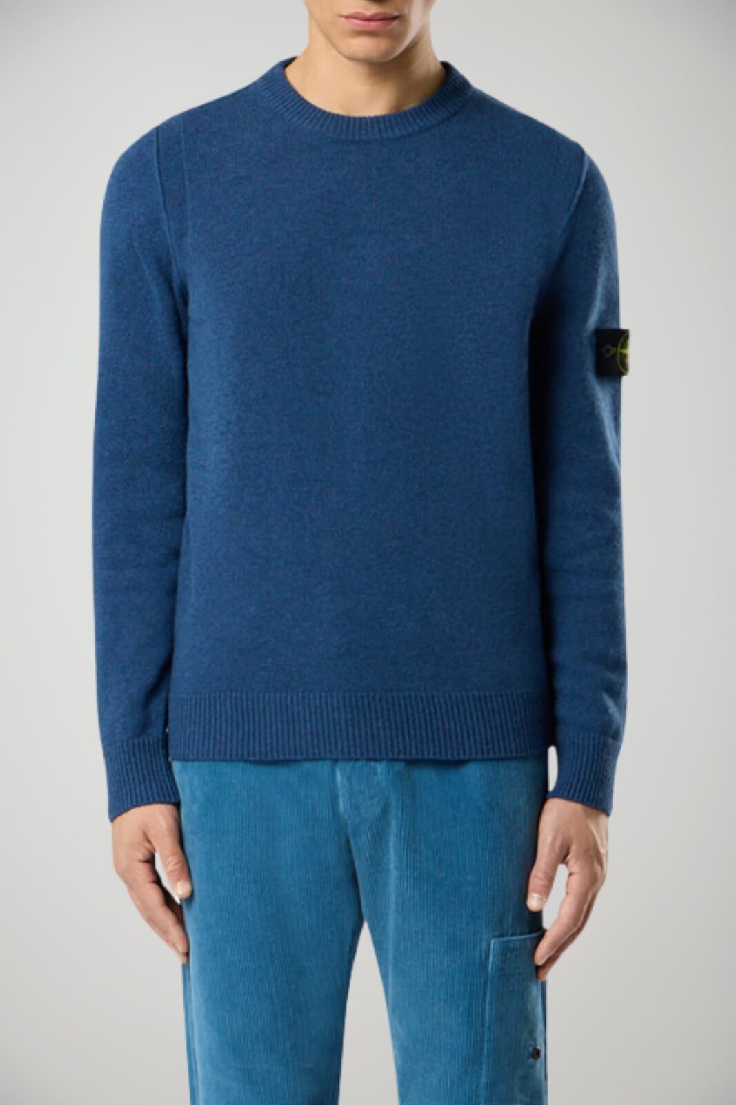Stone Island maglia uomo LAMBSWOOL punto diritto
