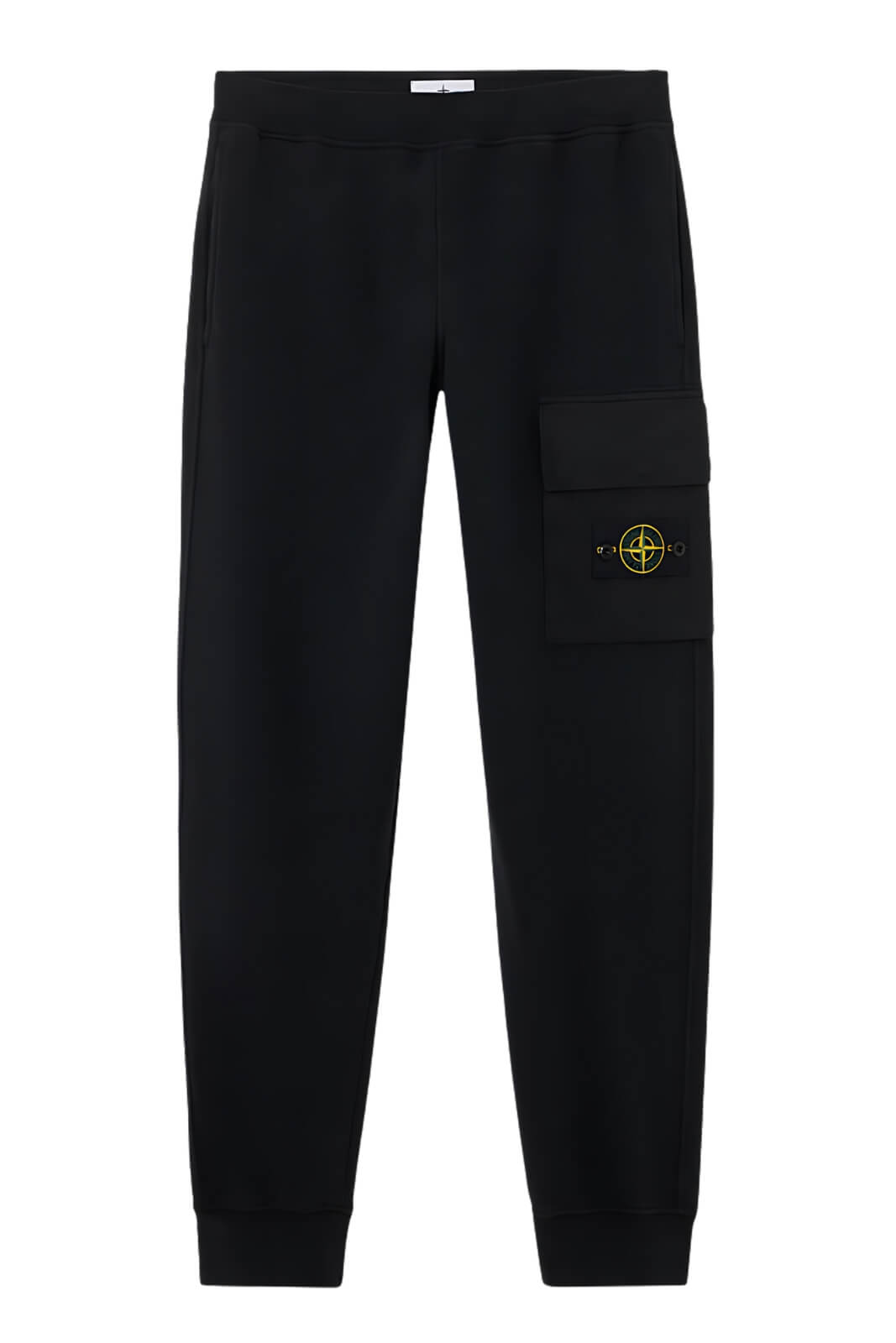 Pantaloni in felpa da uomo Stone Island con coulisse e logo patch fronte