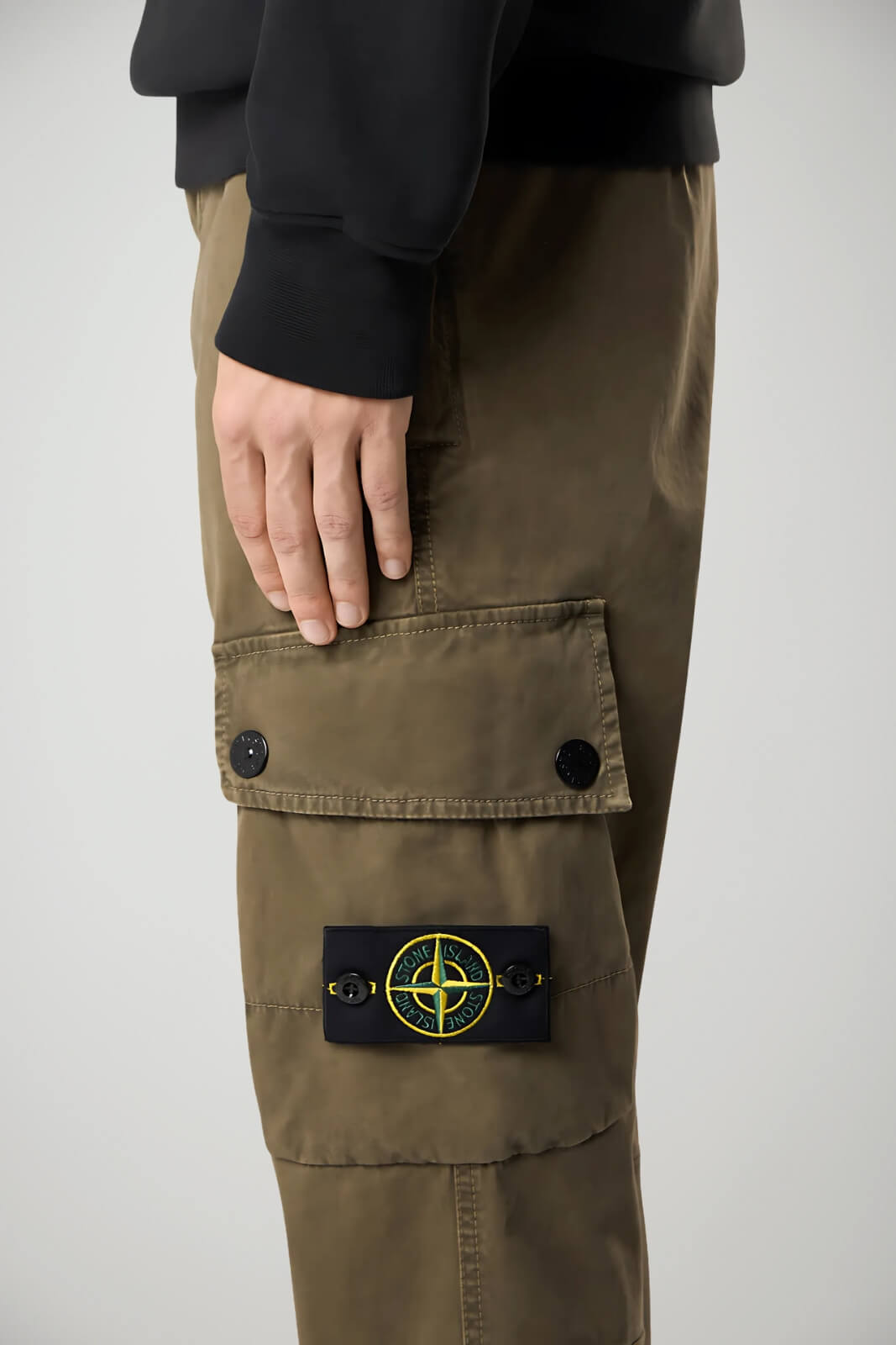 Stone Island pantaloni uomo STRETCH ORGANIC BROKEN TWILL COTTON OLD EFFECT