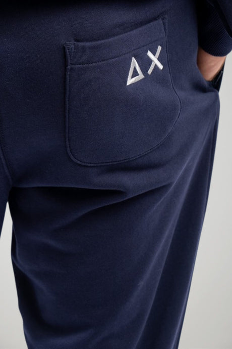 Sun68 Jogger Uomo con Coulisse Elastica in Misto Cotone