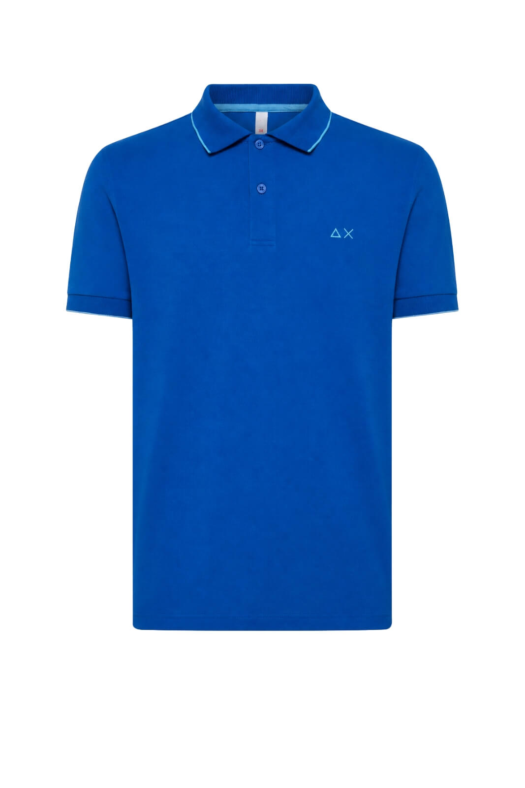 Sun68 Polo Uomo in piquet con logo a contrasto