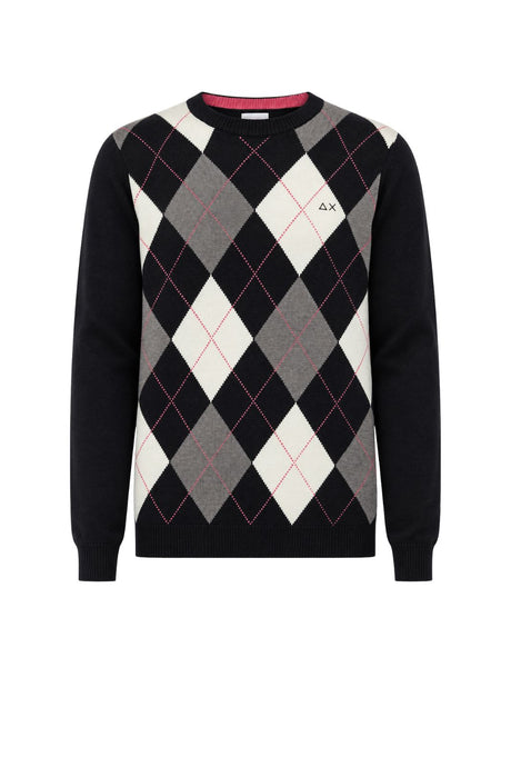 Sun 68 Maglia Uomo a rombi
