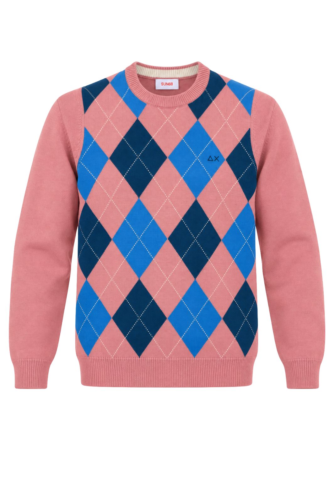 Sun 68 Maglia Uomo a rombi