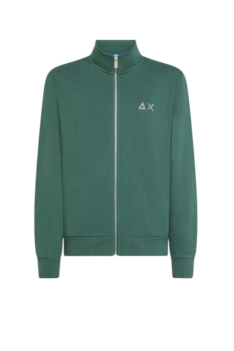 Felpa da uomo Sun 68 con zip e logo