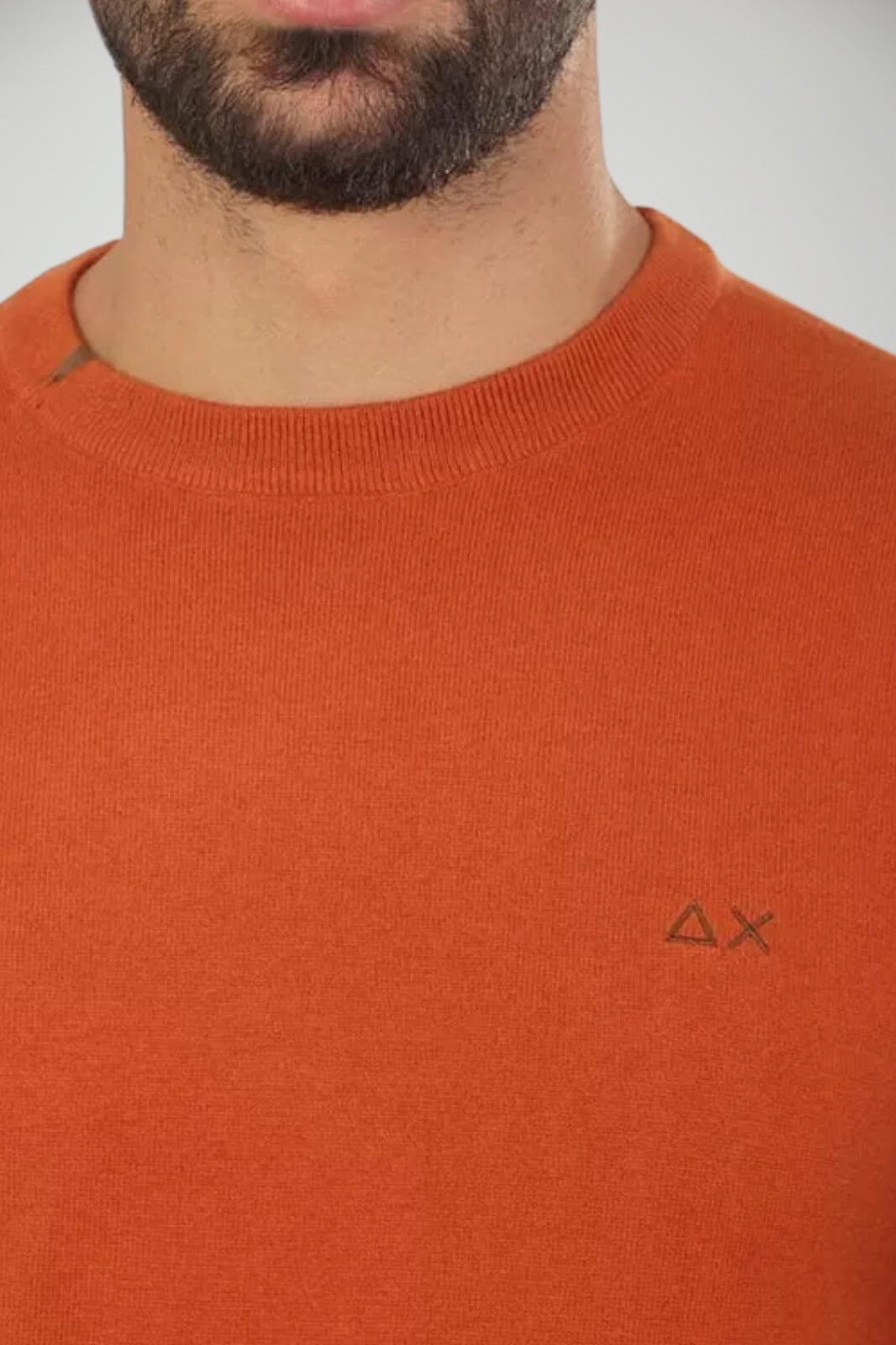 Maglia in misto lana da Uomo Sun68 dettaglio logo