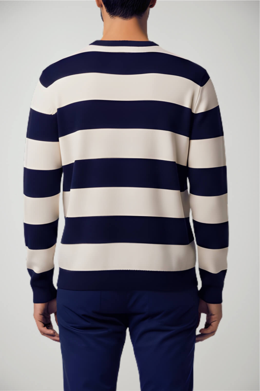 Maglia da uomo a righe Sun 68 con logo