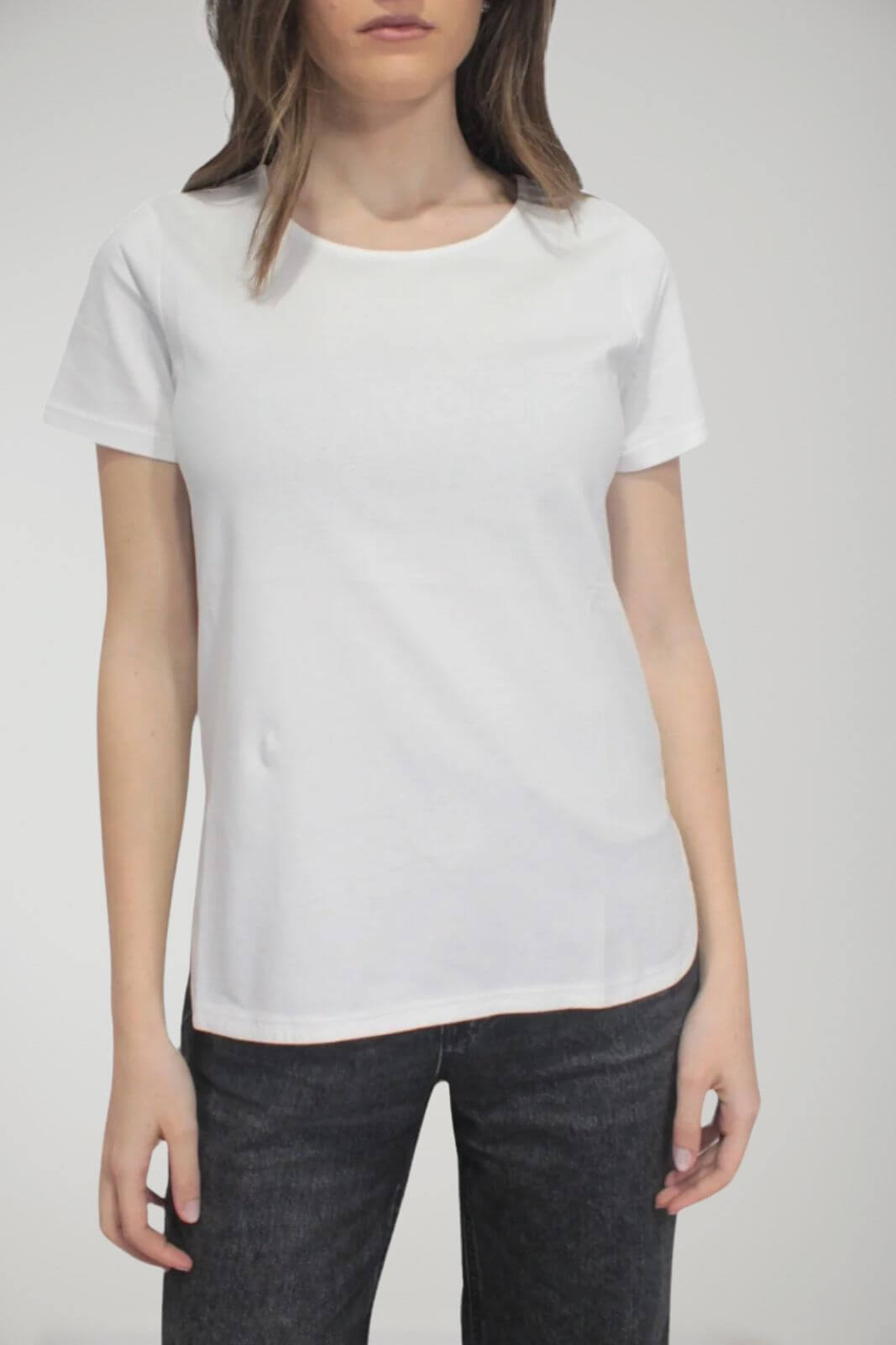 Sun68 Mixed Fabric Women's T-shirt
