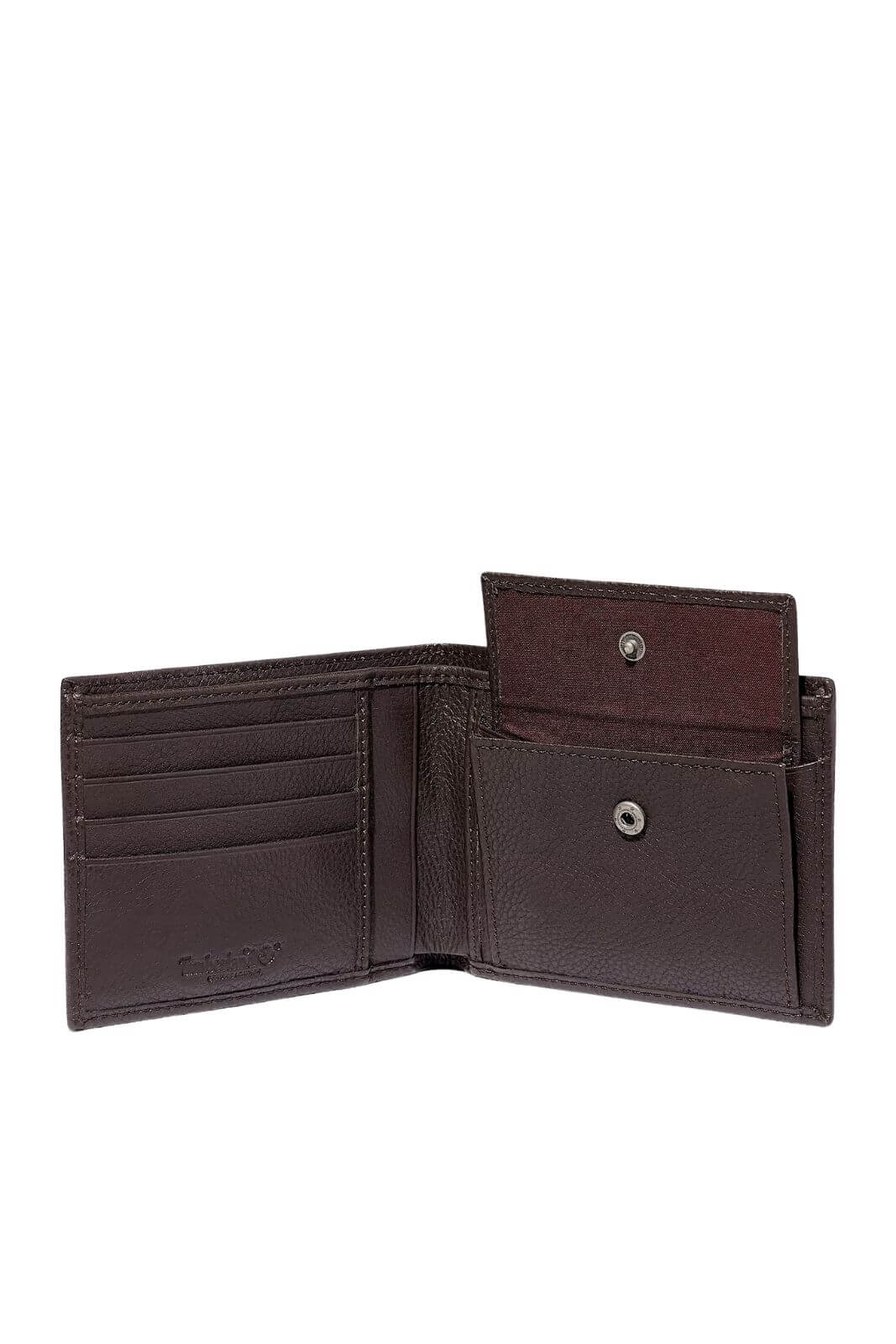 Cartera plegable grande Timberland para hombre con monedero