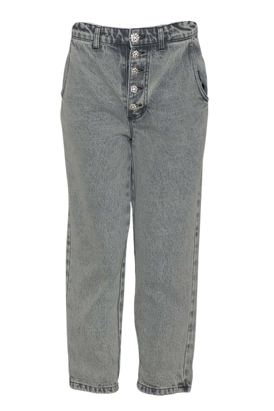 Tensione In Jeans Donna con bottoni gioiello
