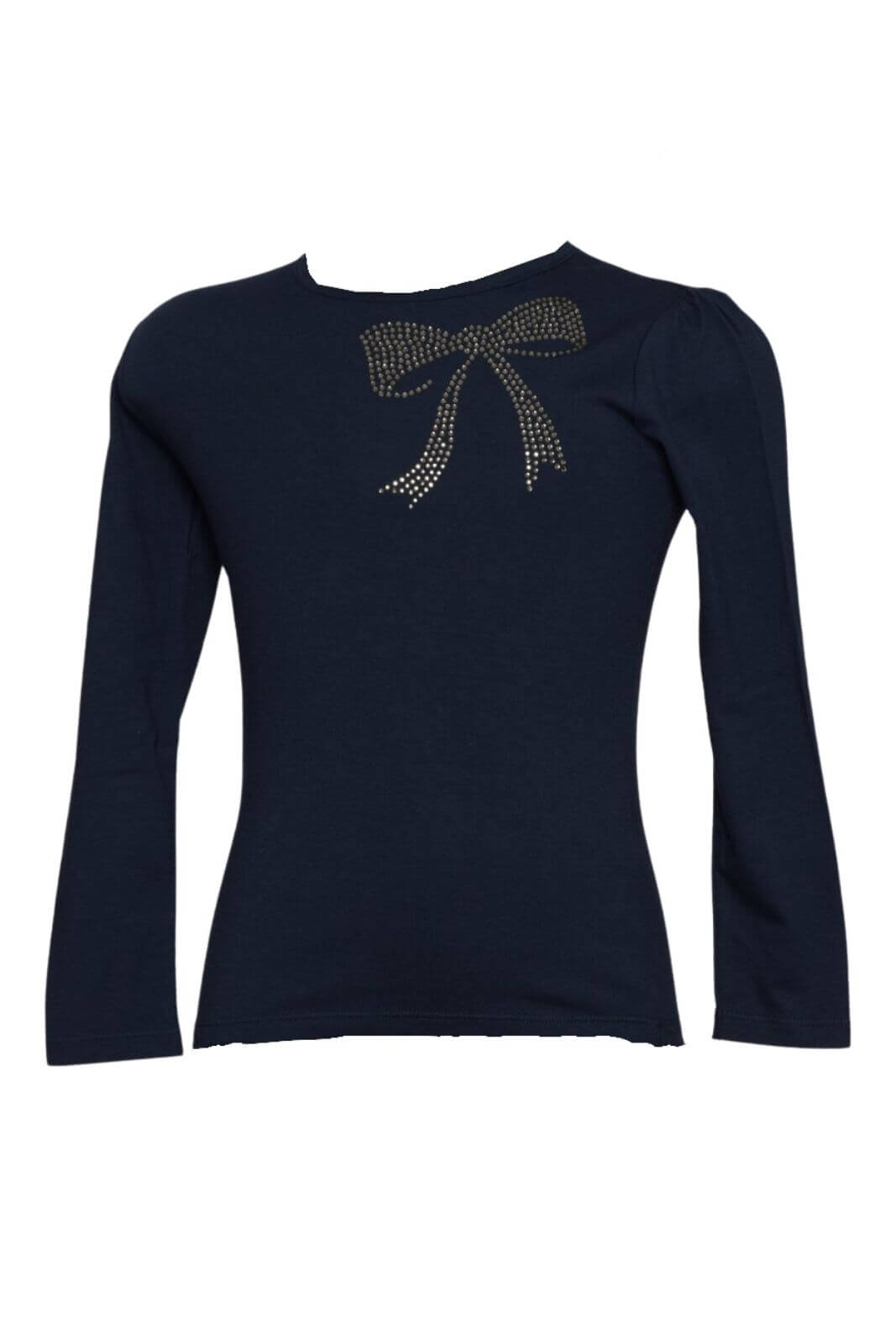 Tartine et Chocolat Girl's T-shirt with rhinestones