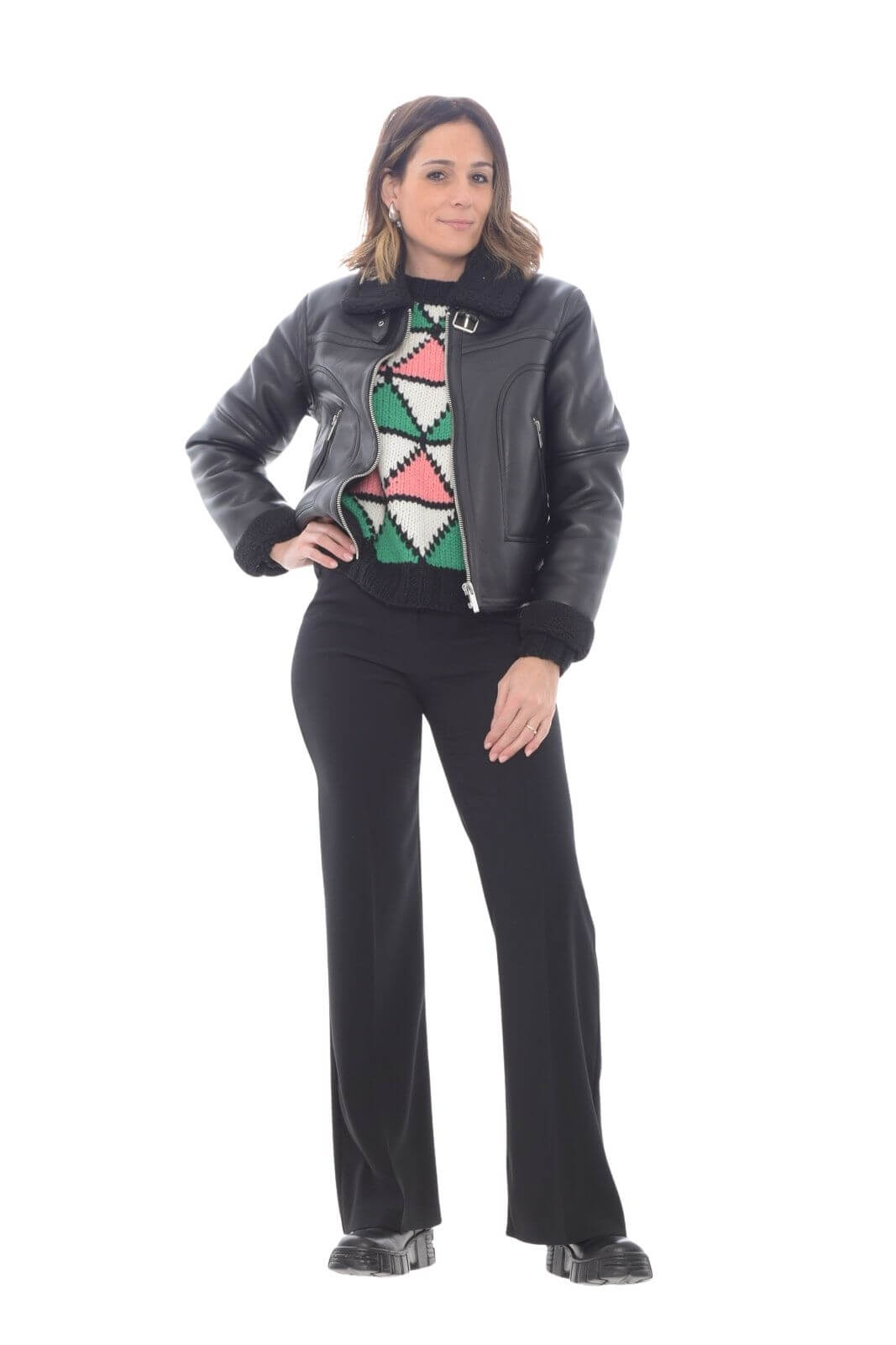 Vicolo women's short biker jacket