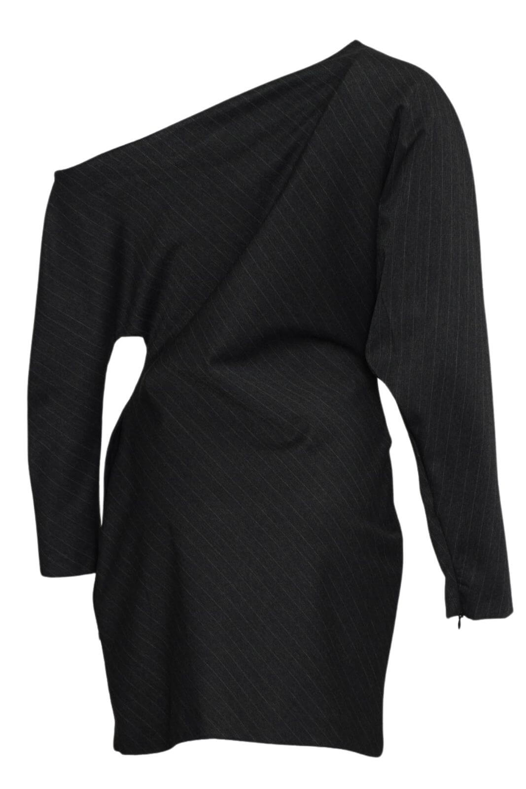 Vestido de raya diplomática con un solo hombro para mujer de Vicolo