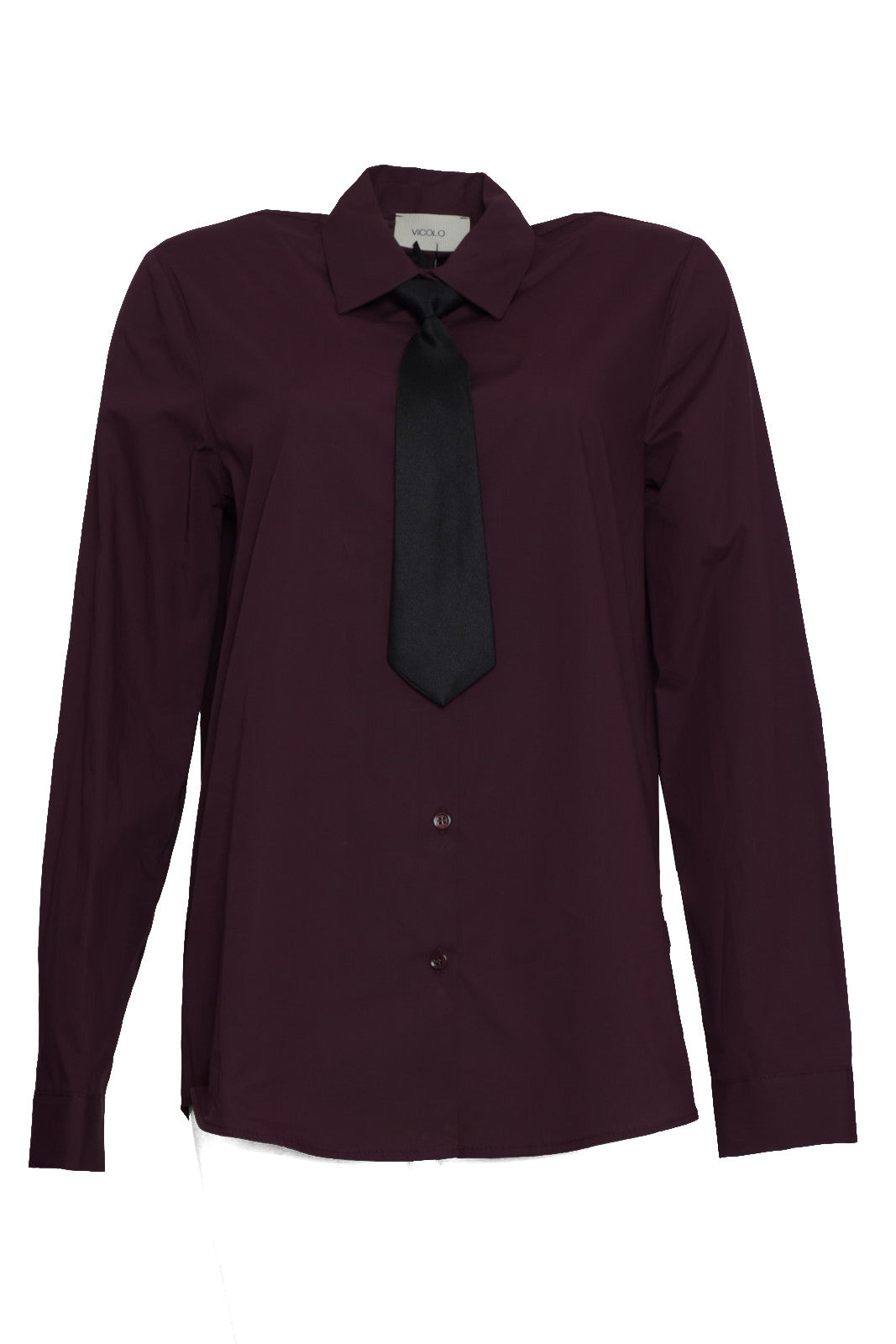 Vicolo Camicia Donna con cravatta rimovibile