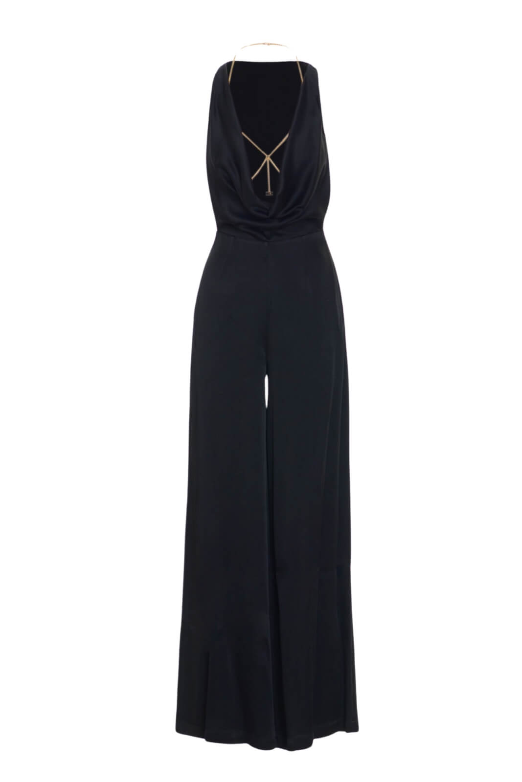 Elisabetta Franchi Women's Jumpsuit with Logo Chain