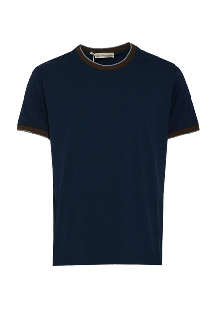 Camiseta de hombre con ribete en contraste de Cashmere Company