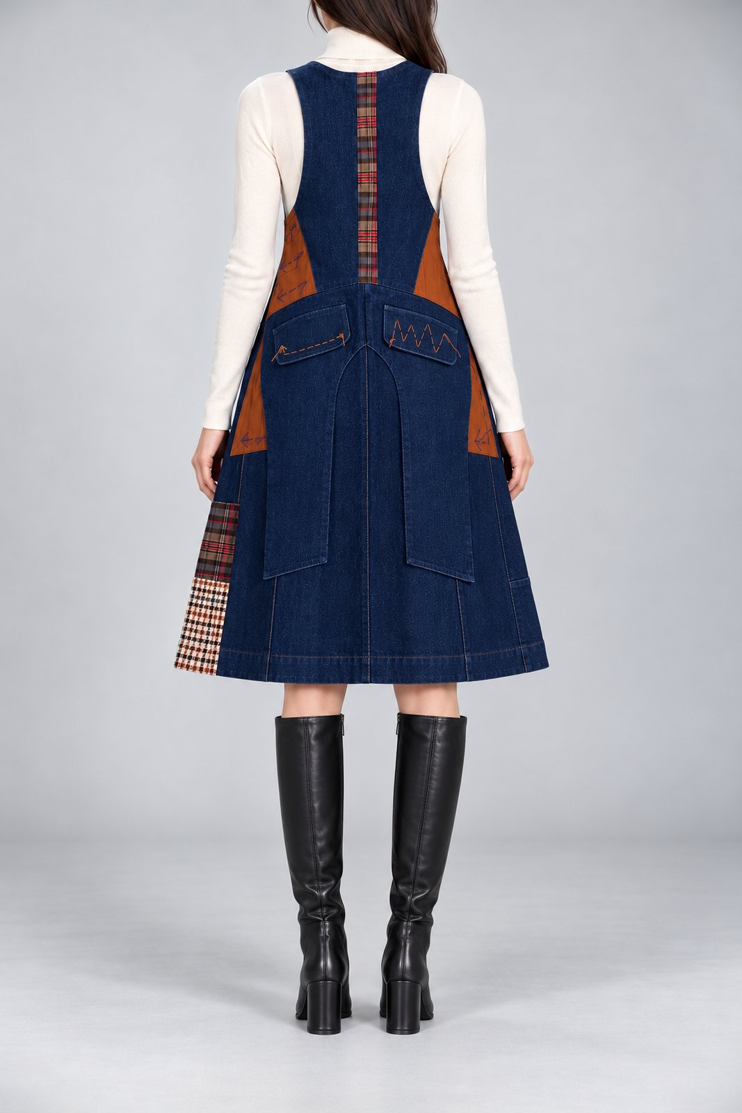 Tadashi Abito Donna Patchwork