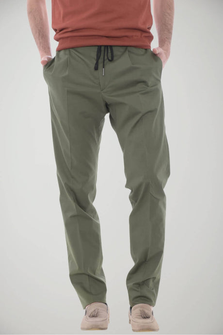 Pantaloni da uomo Tagliatore con coulisse e pences