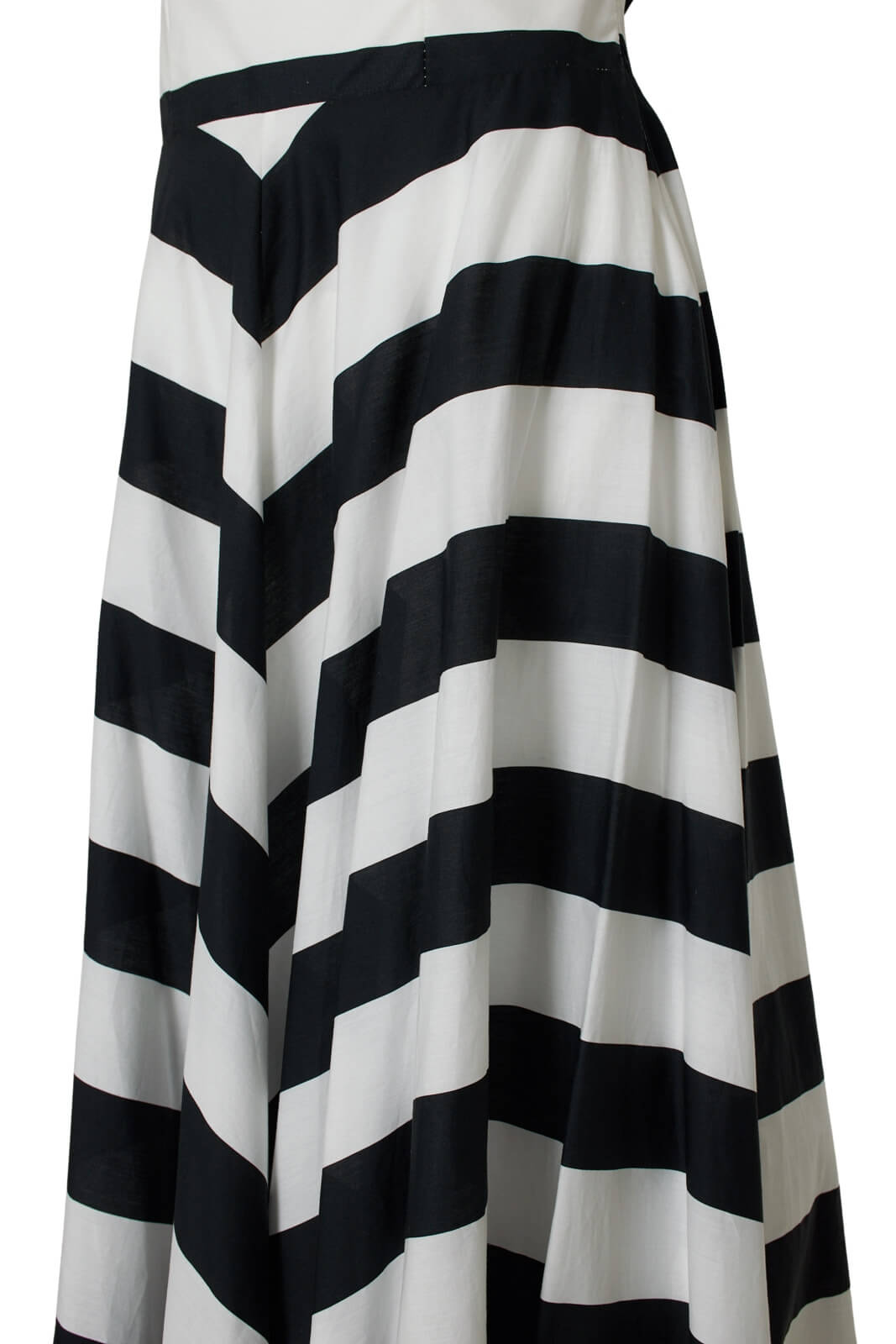 Tensione In abito donna smanicato rigato dettaglio