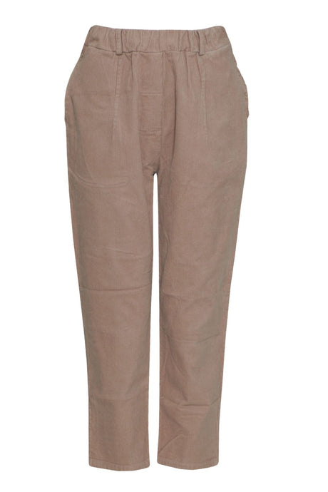 Tensione In Pantaloni Donna in velluto con tasche sfrangiate