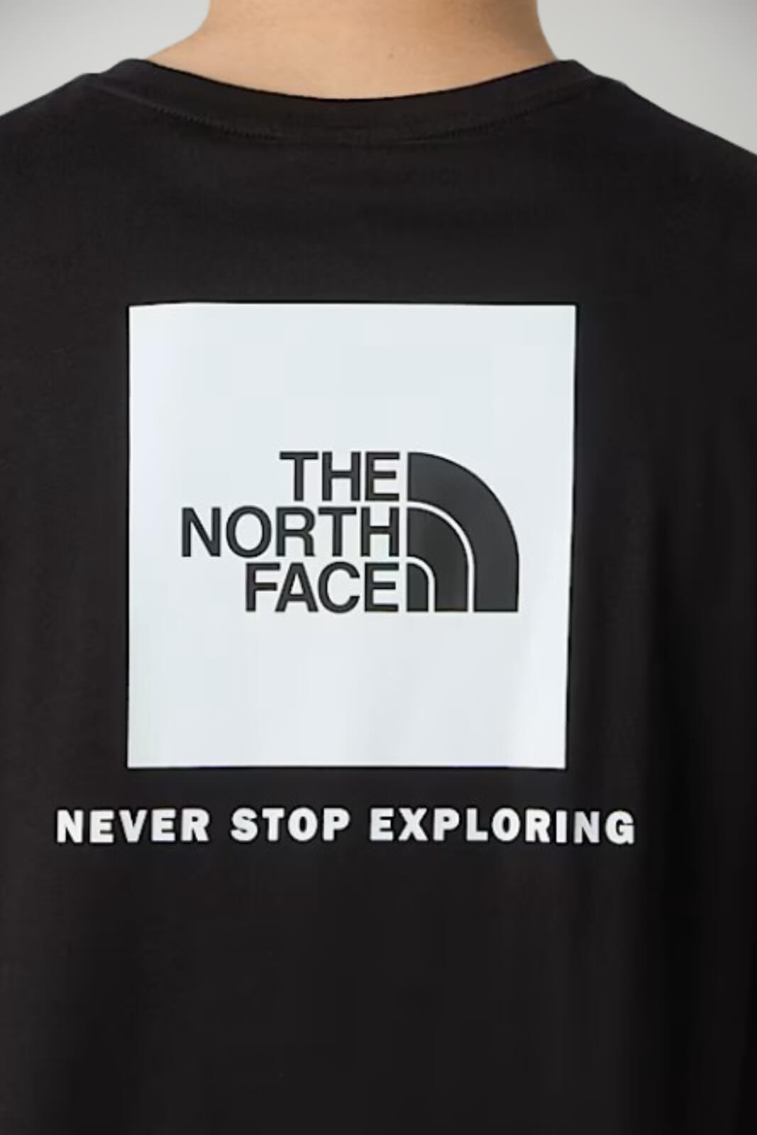 T-Shirt da uomo The North Face maniche lunghe con stampe dettaglio