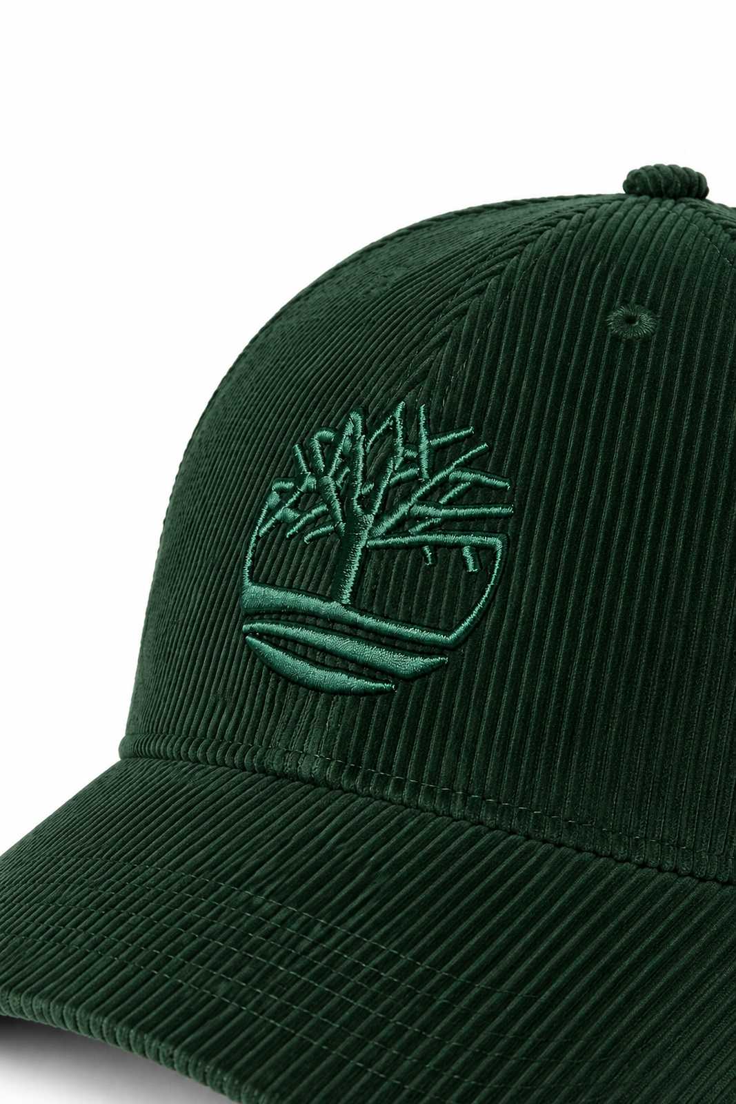 Timberland Cappello Uomo in Velluto Corduroy / Verde