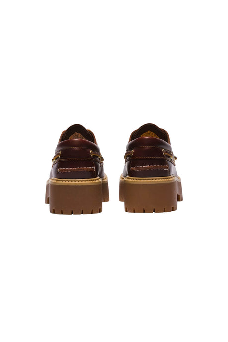 Mocassino da barca Timberland da donna invernale con plateau retro